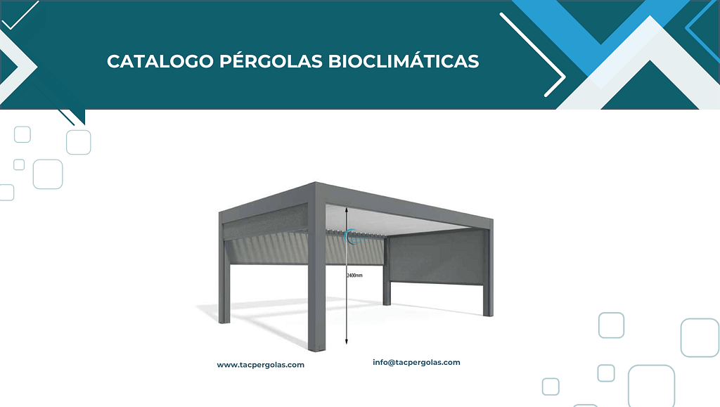 Modelos Pérgola Bioclimática